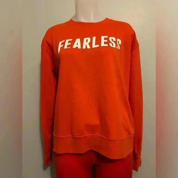 Xersion, girls’ 3XL/women’s size M red and white FEARLESS - Picture 2 of 4